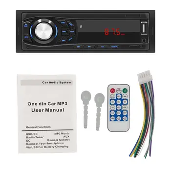 1 DIN autorádio Stereo Diaľkové Ovládanie Digitálny Zvuk Bluetooth Stereo Hudby, autorádio Mp3 Prehrávač Multimediálny Prehrávač Prehrávač