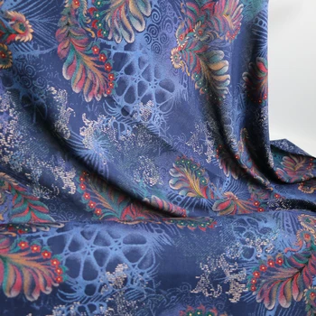 100 cm*140 cm vintage hodváb viskózový textílie mäkké šaty, nohavice materiál pierko dizajn