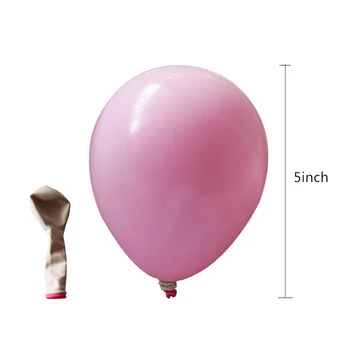 100 nastavuje (200pcs) 5 palcový Macaron Latexový Balón Romantický Candy Farby, Svadobné Birtyday Dodávky Party Dekorácie Balón Oblúk