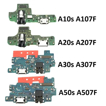 10Pcs Nabíjačku USB Nabíjací Dok Port Konektor Flex Kábel Pre Samsung A10S A20s A30s A50s A10 A20 A30 A40 A50 A60 A70 A70s