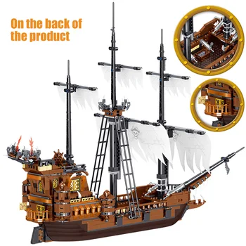 1171pcs Piráti Z Karibiku Loď Model Stavebné Bloky Filmov Pirátskej Lodi Údaje Tehly Vzdelávacie Hračky pre Chlapcov