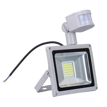 2 KS LAIDEYI LED Senzor Floodlight 30W 220V 60 Led SMD 5730 Infračervený Senzor Povodňových Lampy Vonkajšie Osvetlenie Indukčné Reflektory
