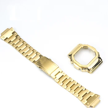 2019 Nehrdzavejúcej Ocele hodinkám rámu DW5600 DW5610 GW5000 GW5600 Série Watchbands Náramok vhodný Pre Sledovať Veľkoobchod
