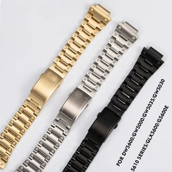 2019 Nehrdzavejúcej Ocele hodinkám rámu DW5600 DW5610 GW5000 GW5600 Série Watchbands Náramok vhodný Pre Sledovať Veľkoobchod