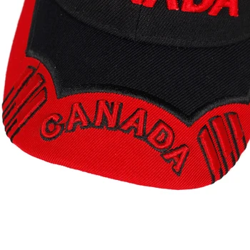2019 nové KANADA výšivky šiltovku mužov a ženy móda nastaviteľné čiapky bavlna hip hop bežné klobúk slnko klobúky