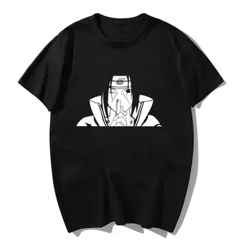 2020 Naruto Uchiha Itachi T-Shirt T Shirt Mužov Kawaii Topy Cartoon Karate Grafické Tees Tee Tričko Unisex Harajuku Tričko Muž