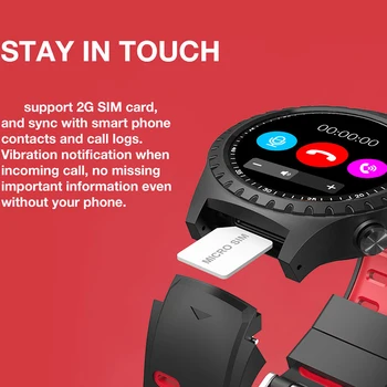 2020 tepovej frekvencie, GPS Smart hodinky bluetooth smart hodinky hodinky spánku tracker nano SIM kartu, k dispozícii inteligentný smartwatch