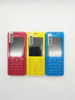 2060 Dual Sim Originál Nokia 2060 206 2G GSM 1,3 MP 1100mAh Odomknutý Lacné Renovované Celluar Telefón Zrekonštruovaný