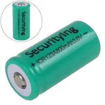 3.0 V Securitylng 800mAh ICR123A Nabíjateľná Lítiová Batéria