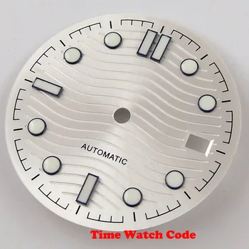 31mm vlna sledovať dial súčasti vhodné na ETA2824 2836 Miyota8215 821A NH35 Svetelný náramkové hodinky náhradné