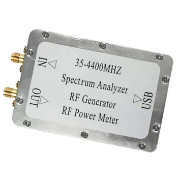 35-4400MHz Odbornej Analýzy USB Port PC vysokorýchlostné RF Power Meter Údržba Meracej Hliníkovej Zliatiny Generátora Signálu