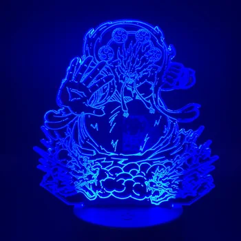 3D Lampa Jeden Kus Svetla pre Deti Miestnosti Cartoon Nočného Farby Live Izba Tvorivé Čítanie Dotykový Snímač s Led Nočné Svetlo