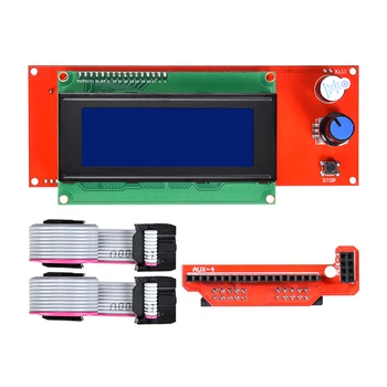 3D Tlačiarne Súprava Smart Časti RAMPY 1.4 Radič Ovládací Panel LCD 2004 Modul Monitor Doske Modrá Obrazovka