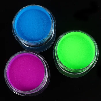 3KS Akryl Prášok Na Nechty Predĺženie Neon Pigment Prášok Kryštálu Polyméru, Nail Art, Ozdoby na Nechty, Dodávky Pre Profesionálov