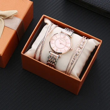 3ks Darčeková sada poľa hodinky pre ženy, módny dizajn žien náramok hodiniek 2020 hot predaj hodín dámy šaty женские часы