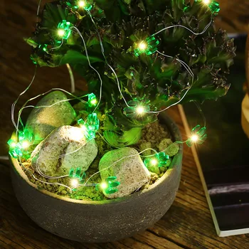 3M Podujatia Vianoce 30LED Kaktus LED Reťazec Svetlá Batérie Teplá Biela Víla String Kaktus Lampa Dovolenku Dekorácie Svietidiel,