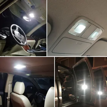 8pcs Biela, Canbus Auto LED Osvetlenie Interiéru Osvetlenie Balík Kit Pre Lexus IS250 IS350 ISF 2006-2013 Dome Kmeň Mapa Svetlá
