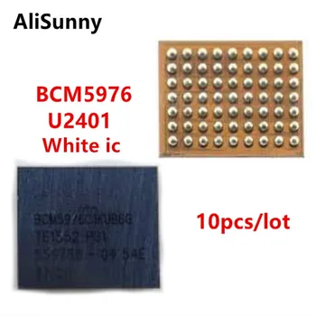 AliSunny 10pcs U2401 BCM5976 Displeji Regulátora ic pre iPhone 6 & 6 Plus 6P 6 G Bielej Meson Ovládač Dotyk ic čip BCM5976C1KUB6G