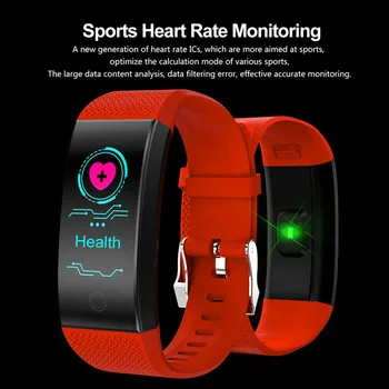 AMYNIKEER QW18 inteligentný náramok fitness náramok srdcového rytmu spánku monitoring krok hodinky, náramok, vodotesný IP68 športové Smartband