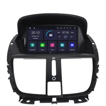 Android 10.0 Auta GPS Navigácie Auto DVD Prehrávač Pre Peugeot 207 2008-auto jednotky rádio multimediálne IPS Displej Zadarmo Mapa 2 Din