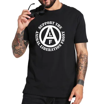 Animal Liberation Front Základné T Shirt EÚ Veľkosť Bavlna Pohodlné, Vysoko Kvalitné Tee Topy