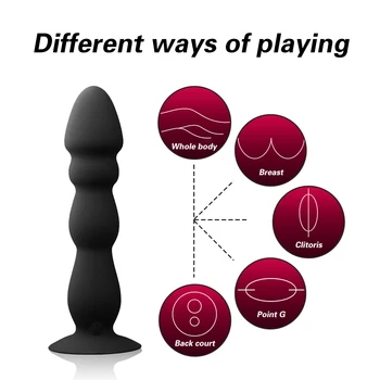 Análny Sex Hračky Análny Vibrátor Zadok Plug Mužov Prostaty Masér G Mieste Stimulátor Vibrátor (Vibrácie Análny Konektor Pre Mužov, Ženy, Sex Shop