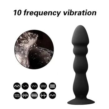 Análny Sex Hračky Análny Vibrátor Zadok Plug Mužov Prostaty Masér G Mieste Stimulátor Vibrátor (Vibrácie Análny Konektor Pre Mužov, Ženy, Sex Shop