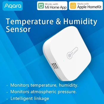 Aqara Teplota Vlhkosť Senzor Monitoruje Smart home Zigbee Bezdrôtovej práce s Xiao Mi Domov Aplikácie kompatibilné Apple HomeKit
