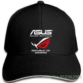 ASUS ROG AMD INTEL a NVIDIA Unisex Lumbálna nastaviteľné čiapky šiltovku Muži Ženy