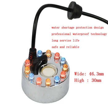 ATWFS Vysokej Kvality 24V 12 LED Ultrazvukové Hmly Maker Fogger Ultrazvukové Difúzor Zvlhčovač Fontána Rozprašovač Rozprašovač Difúzor