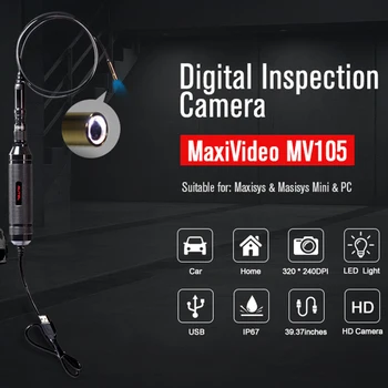 Autel MaxiVideo MV105/108 Automobilov, Kontrola Fotoaparát 5.5/8,5 mm Obrázok Vedúci Práce s MaxiSys PC Záznam obrazu auto diagnostické