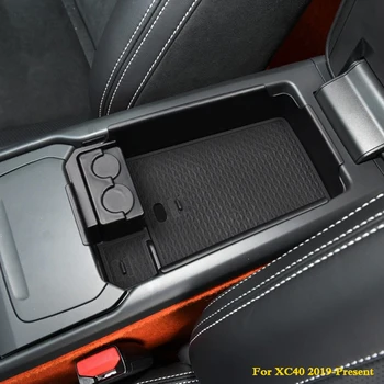 Auto Strednej Opierke Úložný Box pre Volvo XC40 Príslušenstvo Zakladanie Upratovanie Užitočné Auto Interiérové Doplnky Skladovanie Organizovať