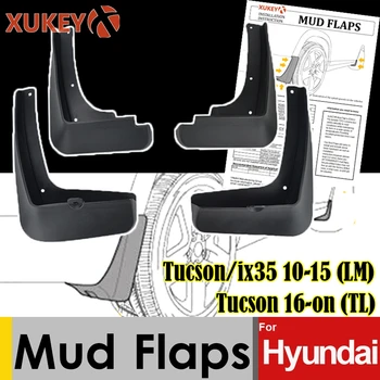 Bahno Klapky Na Hyundai Tucson ix35 2010 - LM 2016 -na TL Mudflaps Splash Stráže Blatníky Blatník Protector