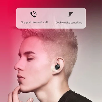 Bezdrôtové Bluetooth Stereo 5.0 Slúchadlami, Automatické Párovanie TWS Bluetooth Slúchadlá HIFI Zvuk Športové Slúchadlá Hands-free, Headset S Mikrofónom