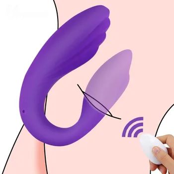 Bezdrôtové Vibrátor U Shape Vibrátory pre Ženy USB Nabíjateľné Vibrátor G-Spot Masér Stimulátor Klitorisu sexuálnu Hračku Pre Ženy