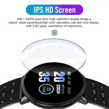 Bluetooth Smart Hodinky Mužov Krvný Tlak Smartwatch Ženy Nepremokavé Športové Hodinky Fitness Tracker Náramkové hodinky pre Android Ios