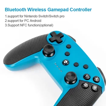 Bluetooth Wireless Gamepad Pre Nintend Switch Radič NFC Gamepad Android Telefón PC Pre Nintend Prepnúť Regulátor Ovládač