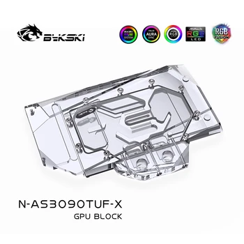 Bykski Vodný Blok použiť pre ASUS TUF RTX 3090 /3080 HERNÉ GPU Karta / Úplné Pokrytie Medi grafická Karta Radiátor Blok /A-RGB / RGB