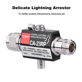 CA-23RP CA-35RS PL259 SO239 Osvetlenie Arrester Rádiový Opakovač Koaxiálny Anti-Lightning Antény Prepäťová ochrana