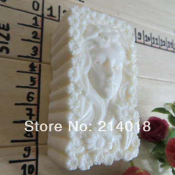 Chryzantéma žena modelovanie kremíka mydlo formy fondant Cake decoration formy veľkoobchod Ručne vyrábané mydlo plesní Č.:SO392