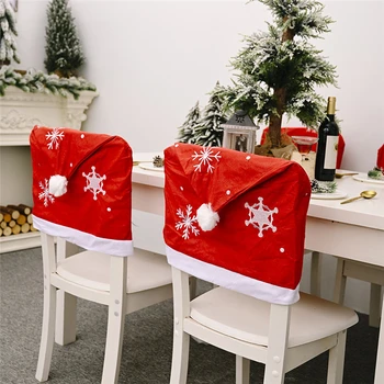 Dekoráciami Vianočné Dekorácie Stoličky Kryt Ornament, Vianoce, Nový Rok Party Banket Stôl Jedálenský Domova Dodávky 63069
