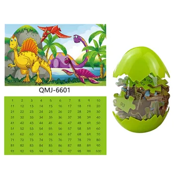 Dinosaurov Puzzle, Drevené Puzzle 60 Kusov Puzzle pre Deti 3 Roky+Dino Hračky Chlapec skladačka puzzle, hračky pre deti rompecabezas игрушки