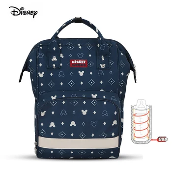 Disney 2020 Nové Multi-Funkčné Veľká-Kapacita Plienka Taška Nepremokavé Tlač Materskej Matka Dieťa Batoh Pre Cestovanie Minne Mickey
