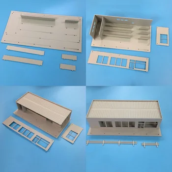 DIY 1:150 N zmenšený Model Plastové Pohodlie Obchod S kvalitným Pieskom Tabuľke sa zobrazujú 1pc