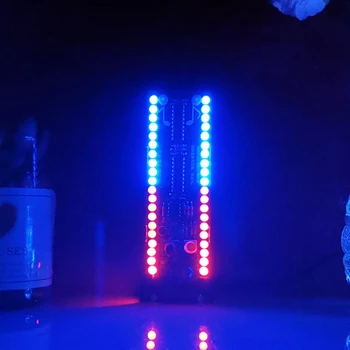 DIY elektronické stavebnice led hudba spektrum PCB okruhu 12,7 cm sodering auta 20-segment rytmus svetla LM358