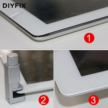 DIYFIX 4Pcs Telefón Opravy Nástrojov Nastaviť Nastaviteľné Plastové Klipy Zariadenie, LCD Displej Upevňovacie Svorky pre iPhone, iPad, Samsung Tablet