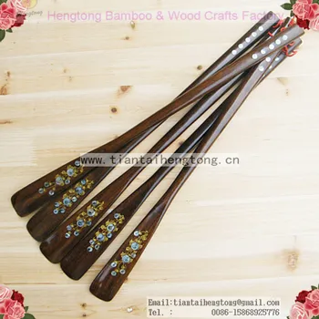 Doprava zadarmo Vietnam mahagón plavidlá, wenge rosewood obuvi horn 70 cm ultra dlhé shoehorn shoehorn na tuku, starý,tehotné