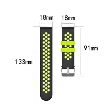 Duoteng pre Huawei Talkband B5 Silikónové Hodinky Remienok Náhradné Športové watchbands Gumový Náramok 18 mm Sledovať pásmo pre Huawei B5