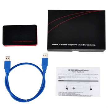 Ezcap 261/261M/287 1080P 60fps HD Video Rekordér HDMI USB Video Zachytiť Kartu Pre systém Windows, Mac, Linux Podporu Živé Vysielanie