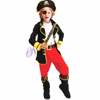 Fantasia Infantil Halloween Kostým Dieťa Jake Piráti Kostým Detský Narodeninovej Party Maškarný Kostým Pre Dievčatá, Chlapci